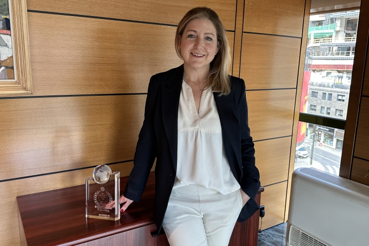 La responsable de Banca Online i Nous Canals de Creand Crèdit Andorrà, Sandra Sancho.